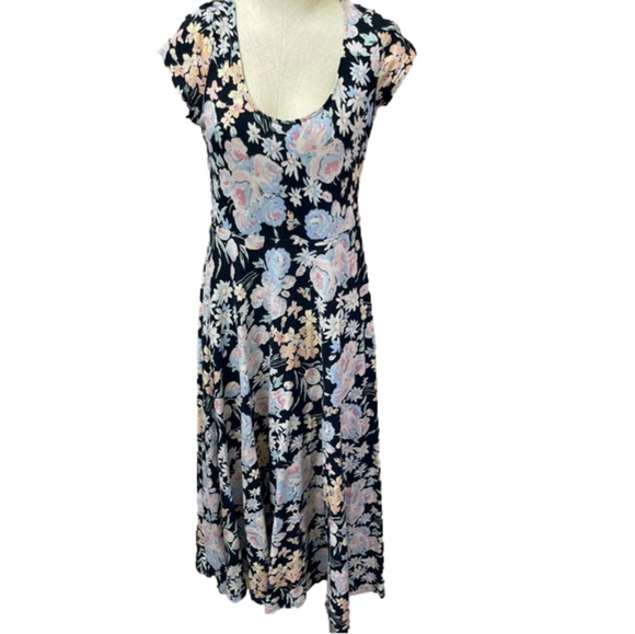 Chaps Ralph Lauren Floral Maxi Dress Size Medium - Picture 1 of 10